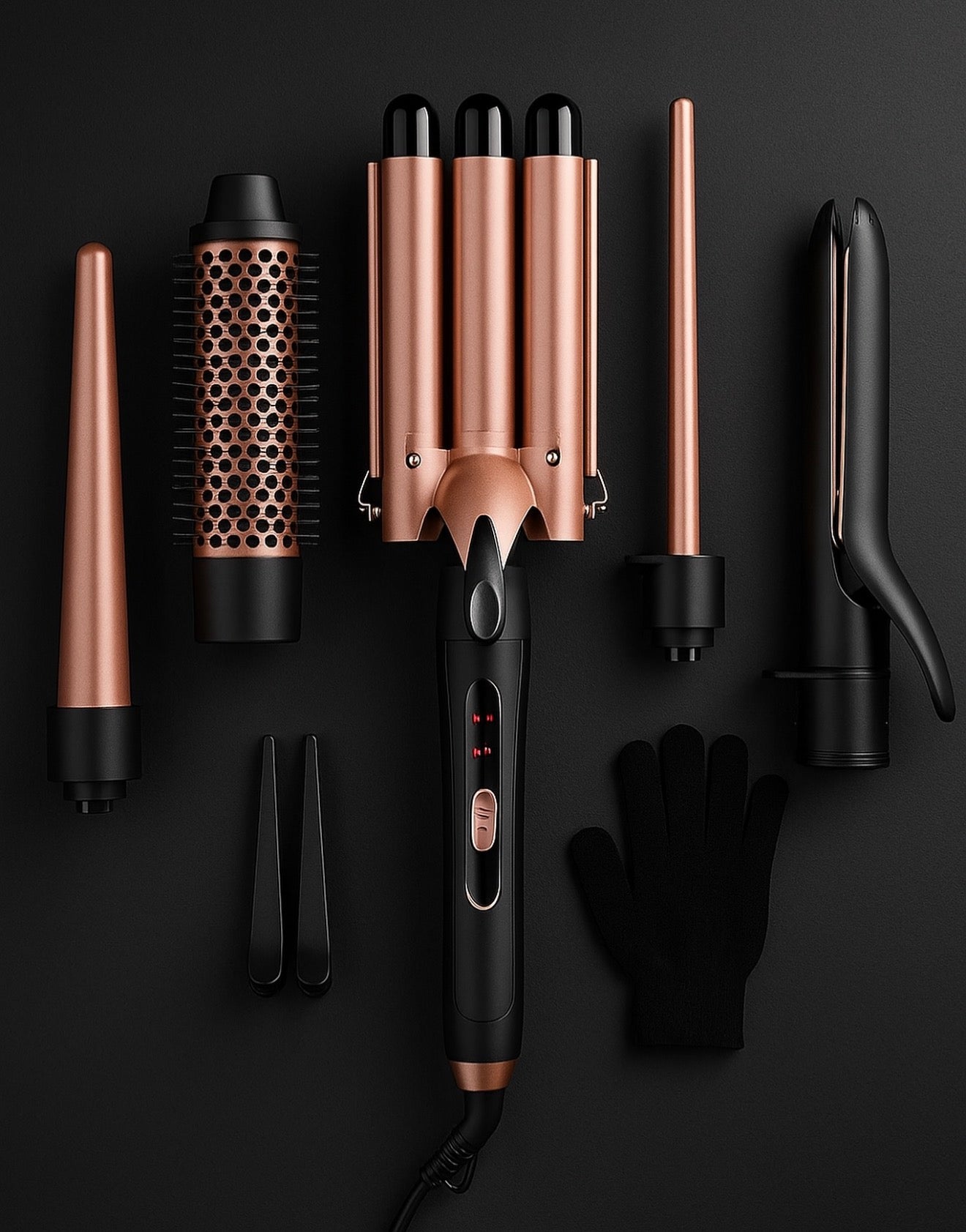 5 In 1 Interchangeable Hair Curler